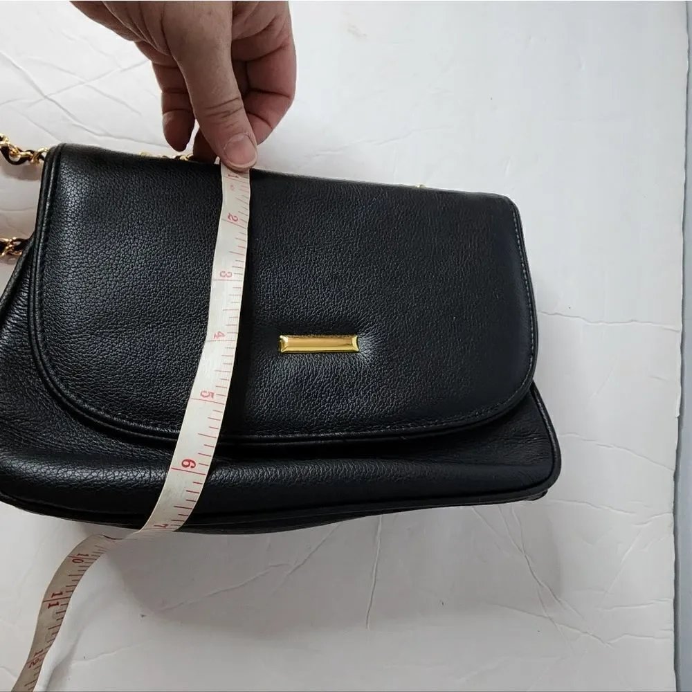 Toni Leather with Chain Purse Vintage